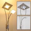 KIMBA uplighter LED matt nickel, 3-light sources