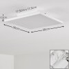 Barasat Ceiling Light LED white, 1-light source