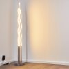 Mapleton floor lamp LED matt nickel, 3-light sources, Remote control