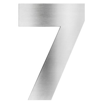 LCD house number 7 stainless steel