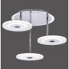 Paul Neuhaus ADALI ceiling light LED stainless steel, 3-light sources