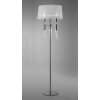 Mantra TIFFANY Floor Lamp chrome, 3-light sources