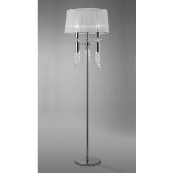 Mantra TIFFANY Floor Lamp chrome, 3-light sources