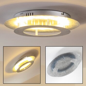 Springdale ceiling light LED silver, 11-light sources