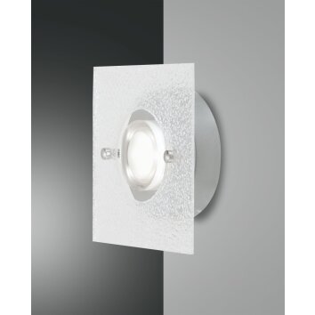 Fabas Luce BALI Wall Light LED silver, 1-light source