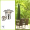 Brilliant TERRENCE Outdoor Wall Light stainless steel, 1-light source