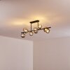 Chehalis Ceiling Light LED black, 9-light sources