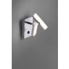 Leuchten Direkt Rico Wall Light LED matt nickel, 2-light sources