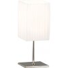 Globo BAILEY table lamp chrome, white, 1-light source