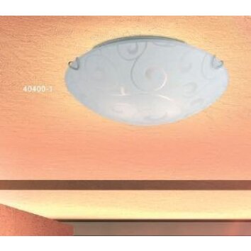 Globo BIKE ceiling light white, 1-light source