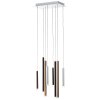 Brilliant Living Cembalo Pendant Light LED brown, 8-light sources