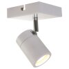 Steinhauer Upround Ceiling Light LED matt nickel, white, 1-light source