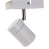 Steinhauer Upround Ceiling Light LED matt nickel, white, 1-light source