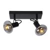 Ceiling Spotlight Lucide MADEE black, 2-light sources