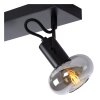 Ceiling Spotlight Lucide MADEE black, 2-light sources
