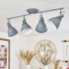 KOPPOM ceiling light blue, grey, 4-light sources
