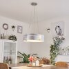 Novara hanging light silver, 3-light sources