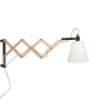 Steinhauer MEXLITE LIV Wall Light beige, Light wood, black, 1-light source