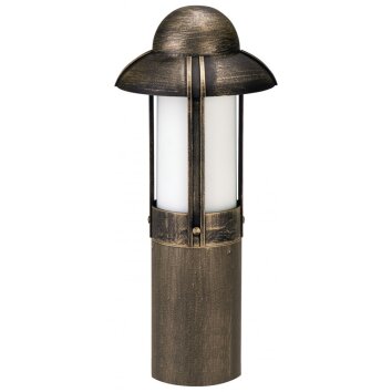 Albert 531 outdoor floor lamp brown, brass, 1-light source