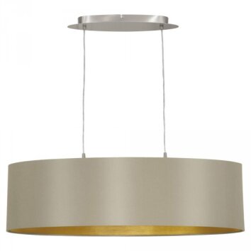 Eglo MASERLO hanging light matt nickel, 2-light sources