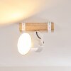 OKSBOL Ceiling Light Light wood, white, 1-light source