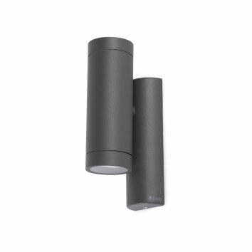 Faro Steps outdoor wall light anthracite, 2-light sources
