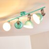 DOMPIERRE Ceiling light green, white, 4-light sources