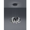 Pendant Light Trio Leuchten CARRERA LED black, 1-light source