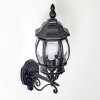 LENTUA outdoor wall light black, 1-light source