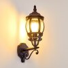 LENTUA outdoor wall light black, 1-light source