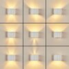 Badajoz Wall Light white, 1-light source