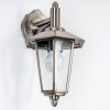Moskau down wall light stainless steel, transparent, clear, 1-light source