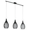 Eglo RAZONI pendant light black, 3-light sources