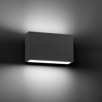 Faro Tane outdoor wall light LED anthracite, 2-light sources