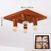 KIMSTAD Ceiling Light rust-coloured, 4-light sources