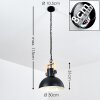 Chetco Pendant Light Light wood, black, 1-light source
