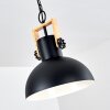 Chetco Pendant Light Light wood, black, 1-light source