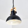 Chetco Pendant Light Light wood, black, 1-light source