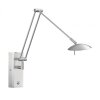 Knapstein Wall Light LED matt nickel, 2-light sources
