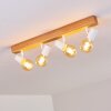 Barbengo Ceiling Light Light wood, white, 4-light sources