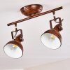 Tina Ceiling Light rust-coloured, 2-light sources