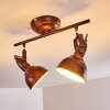 Tina Ceiling Light rust-coloured, 2-light sources