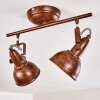 Tina Ceiling Light rust-coloured, 2-light sources