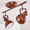 Tina Ceiling Light rust-coloured, 2-light sources