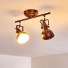 Tina Ceiling Light rust-coloured, 2-light sources
