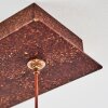 VIRGA Pendant Light rust-coloured, 5-light sources