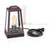 Zakopane Table lamp rust-coloured, black, 1-light source