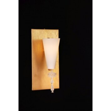 Holländer ART PYREX 1 wall light gold, 1-light source