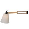 Steinhauer MEXLITE Wall Light beige, Light wood, black, 1-light source
