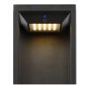 Lucide TENSO SOLA Outdoor Wall Light LED black